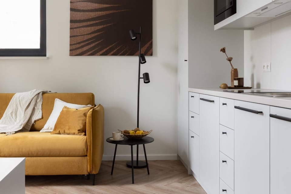 Kitchen or kitchenette, Seating area