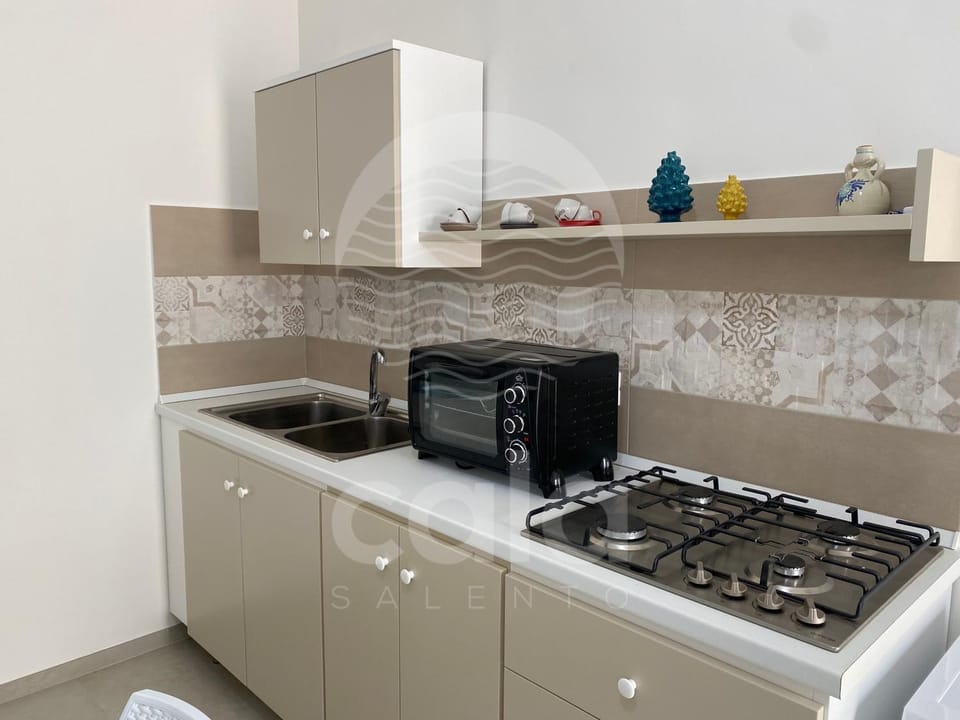 Kitchen or kitchenette, stove, kitchen