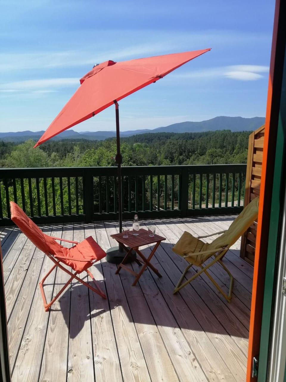 Property building, Patio, Natural landscape, View (from property/room), Balcony/Terrace, Balcony/Terrace, Mountain view, Breakfast, sunbed