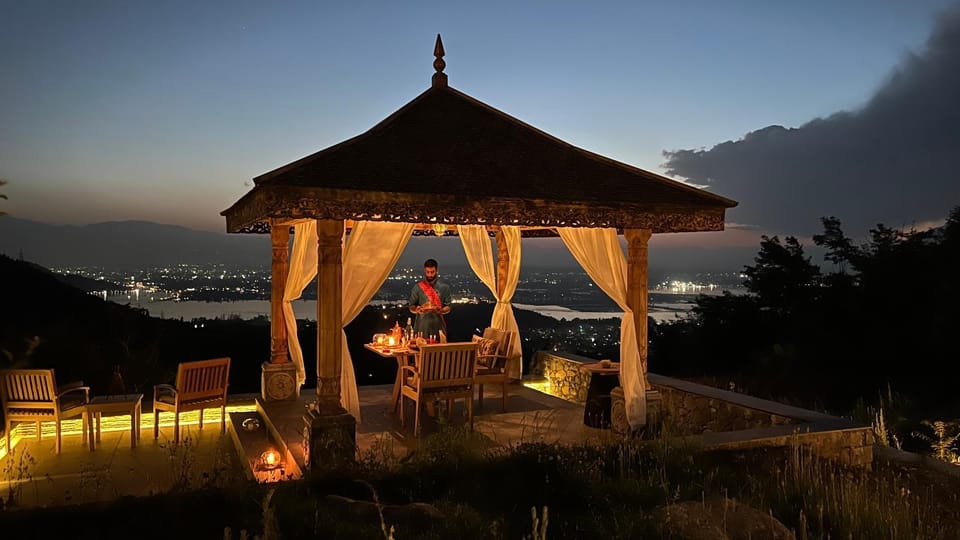 Property building, Night, Mountain view