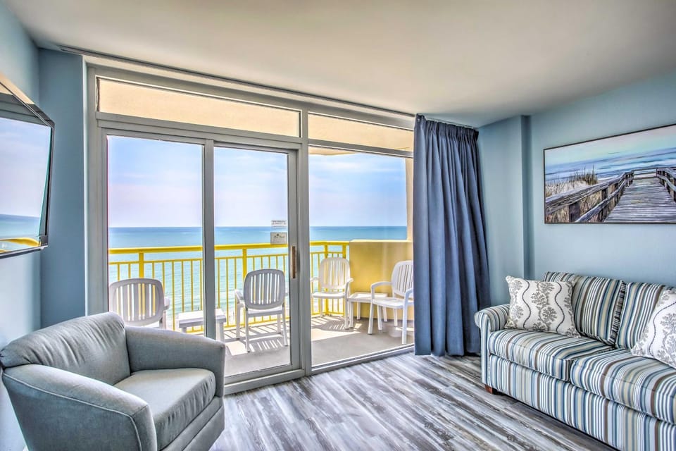 Ocean-View Balcony: North Myrtle Beach Condo! House in Atlantic Beach