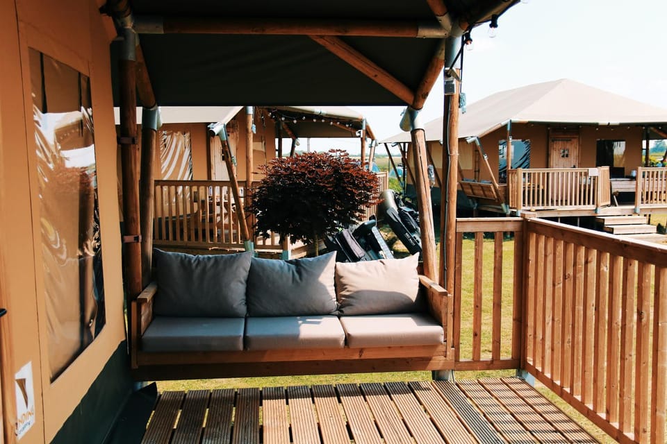 Luxury Lake Lodge Luxury tent in Gelderland, Netherlands