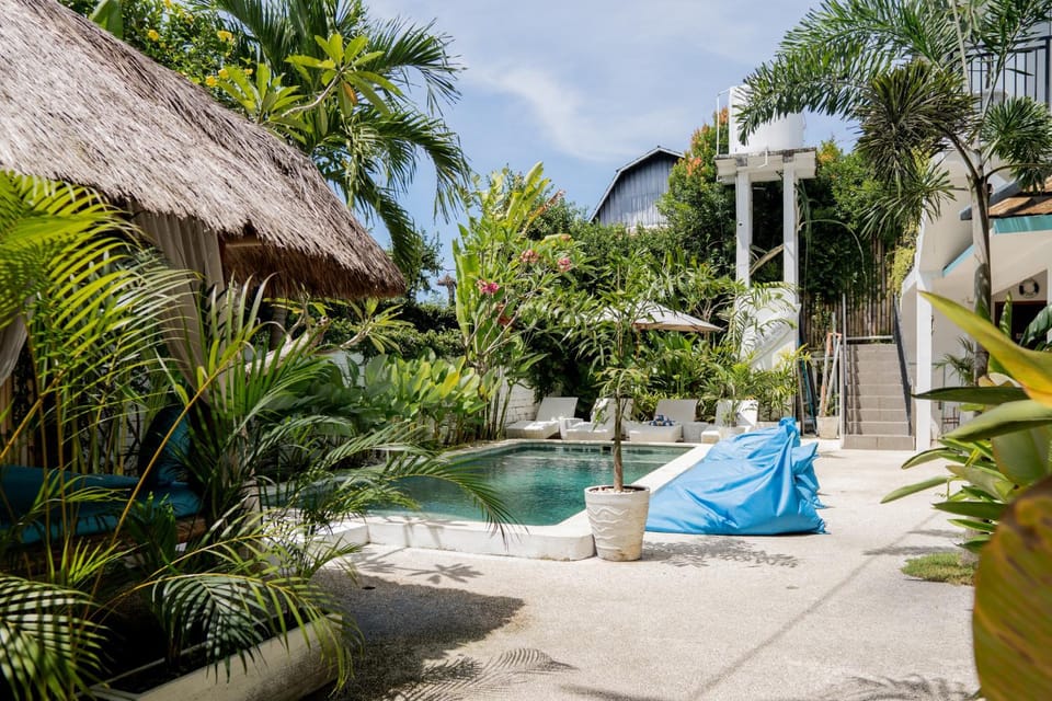 Garden view, Pool view, sunbed