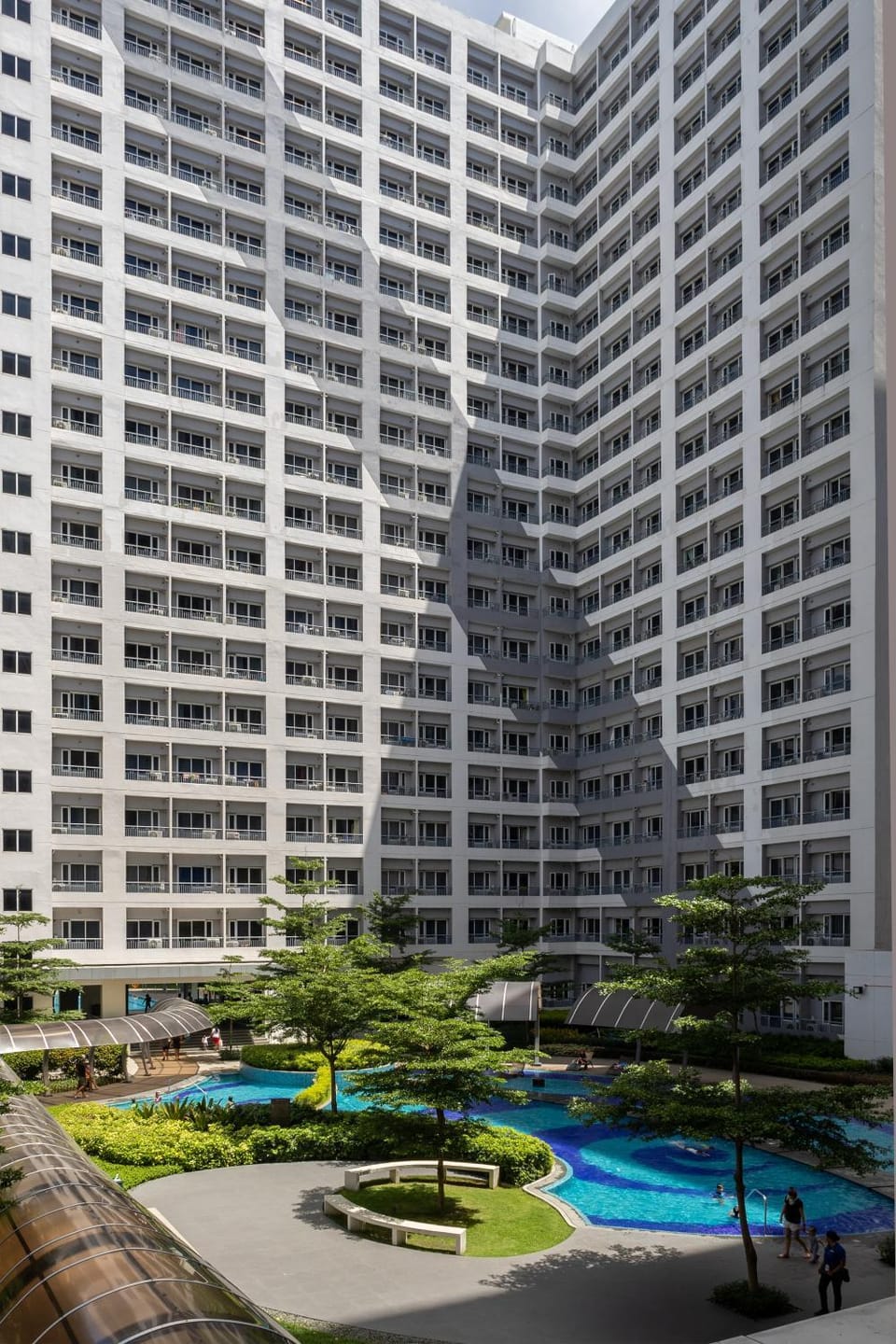 Property building, Pool view, Swimming pool