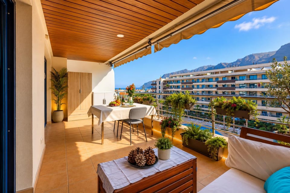 View (from property/room), Balcony/Terrace, Swimming pool