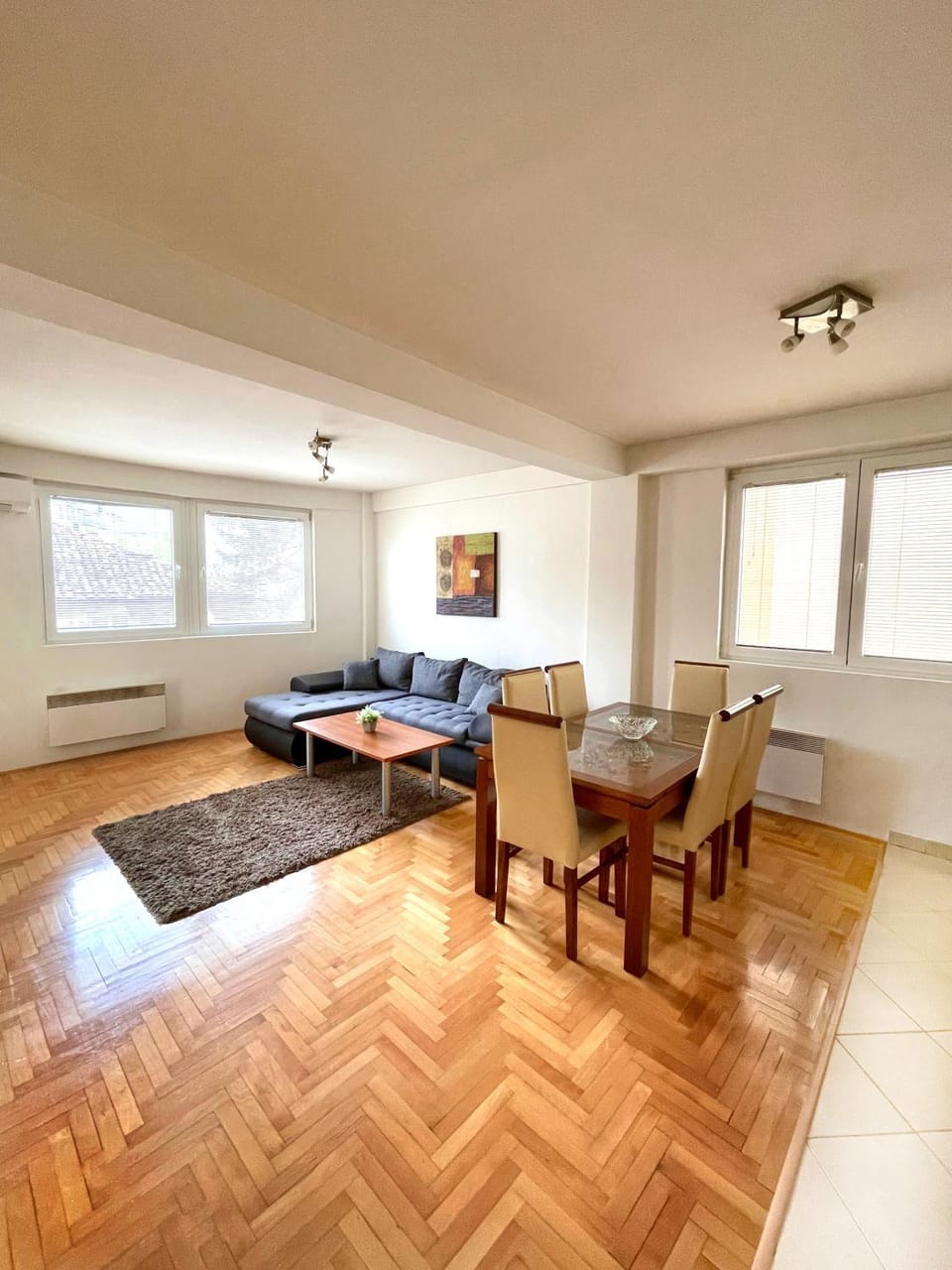 Living room, Seating area, Dining area