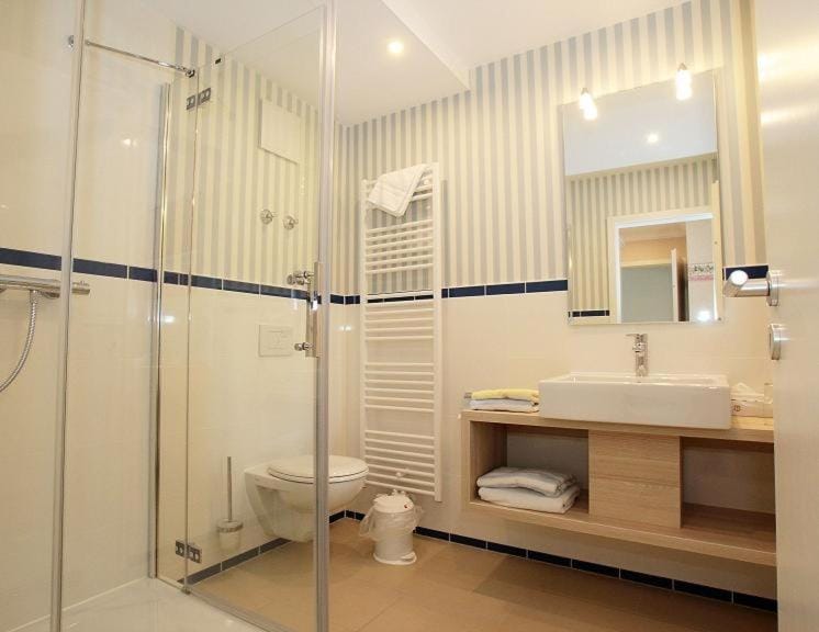 Shower, Toilet, Bathroom, towels