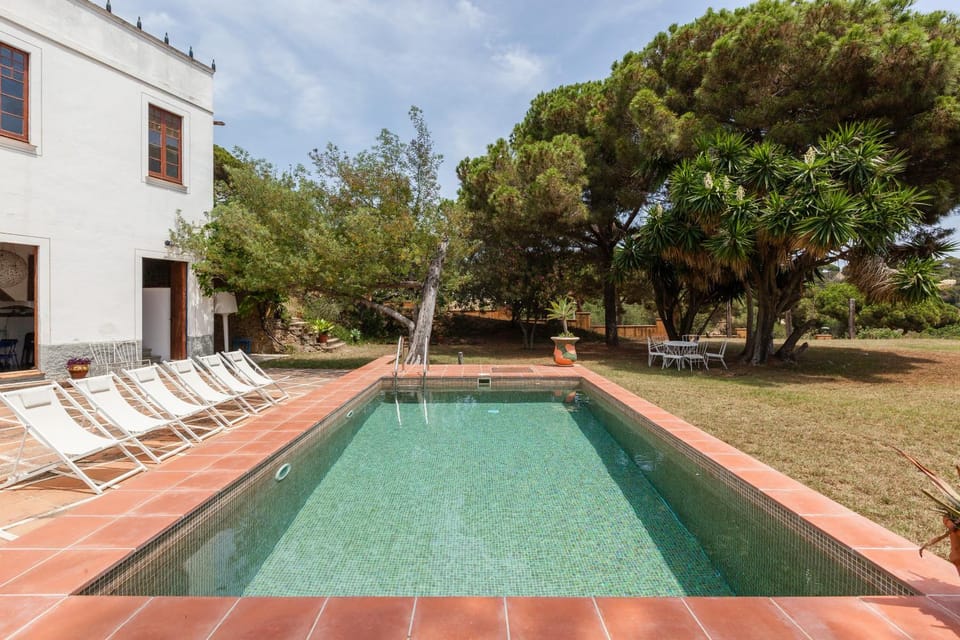 Property building, Living room, Swimming pool