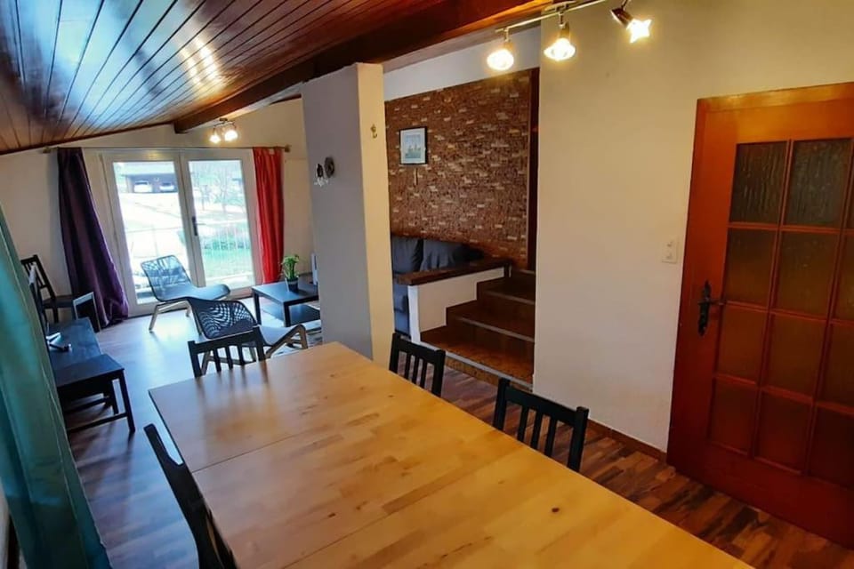 Living room, Seating area, Dining area