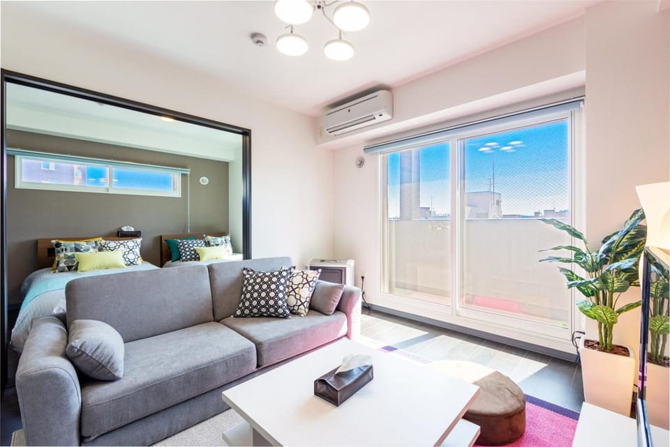 Living room, air conditioner