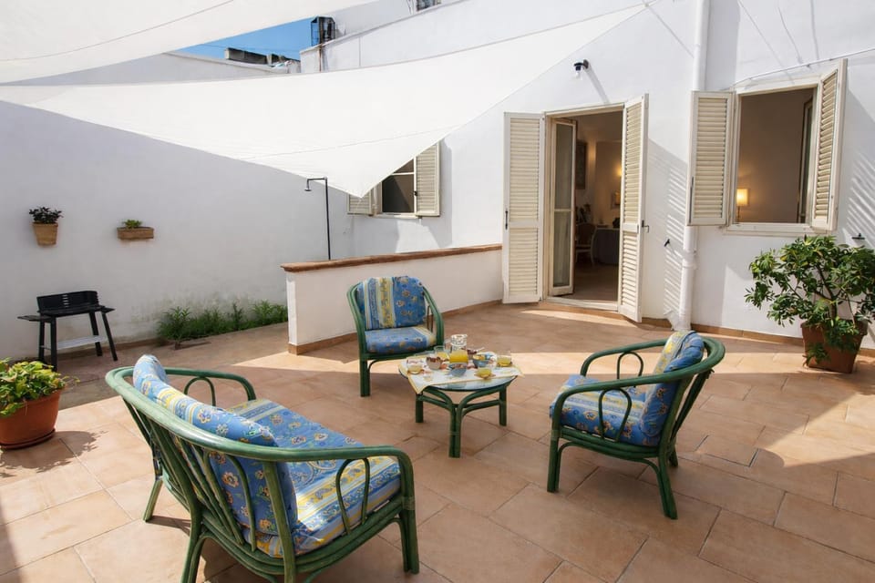 Property building, Patio, BBQ facilities, View (from property/room), Inner courtyard view