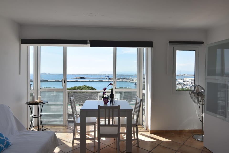 View (from property/room), Living room, Sea view
