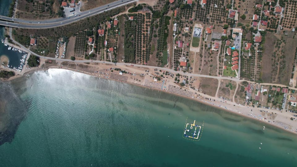 Natural landscape, Bird's eye view, Beach, Sea view