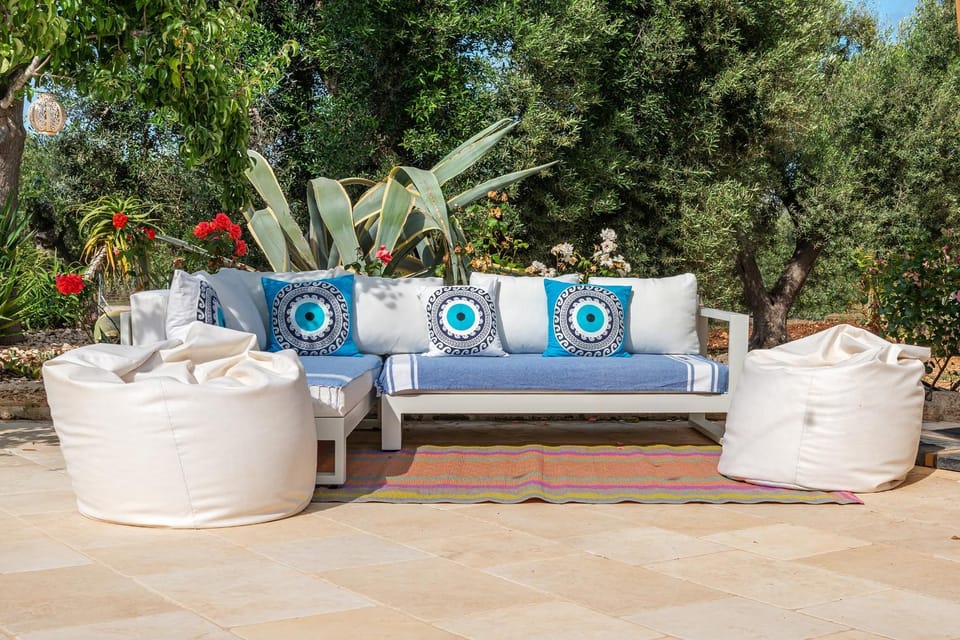 Patio, Seating area, Garden view