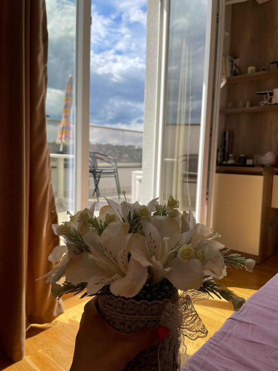 Bed, Balcony/Terrace, Bedroom