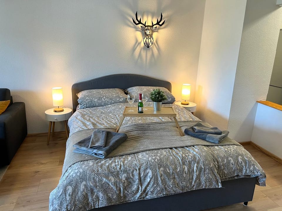 Bed, Bedroom