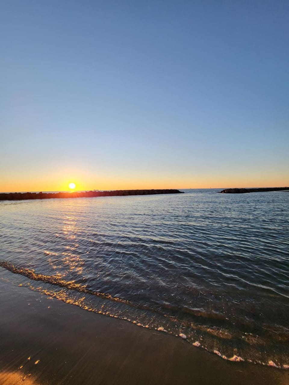 Natural landscape, Beach, Sea view, Sunset