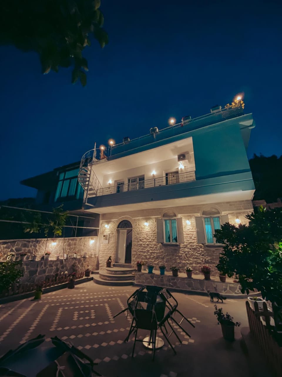 Property building, Patio
