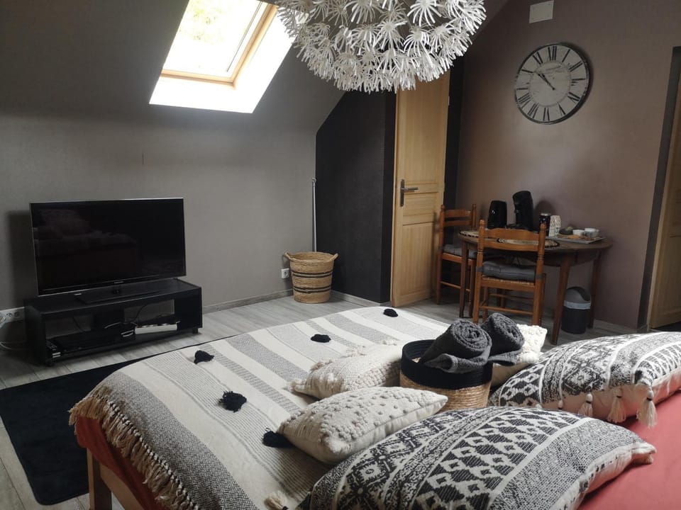 Bed, TV and multimedia