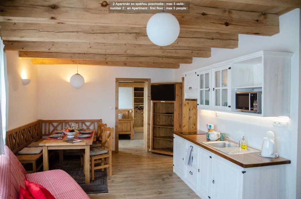 Seating area, Dining area, minibar, stove