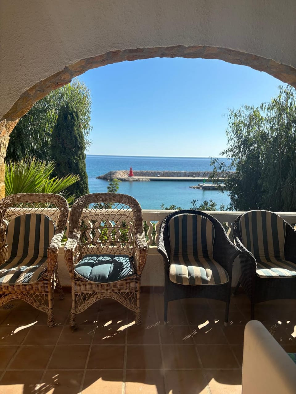 Natural landscape, View (from property/room), Balcony/Terrace, Sea view