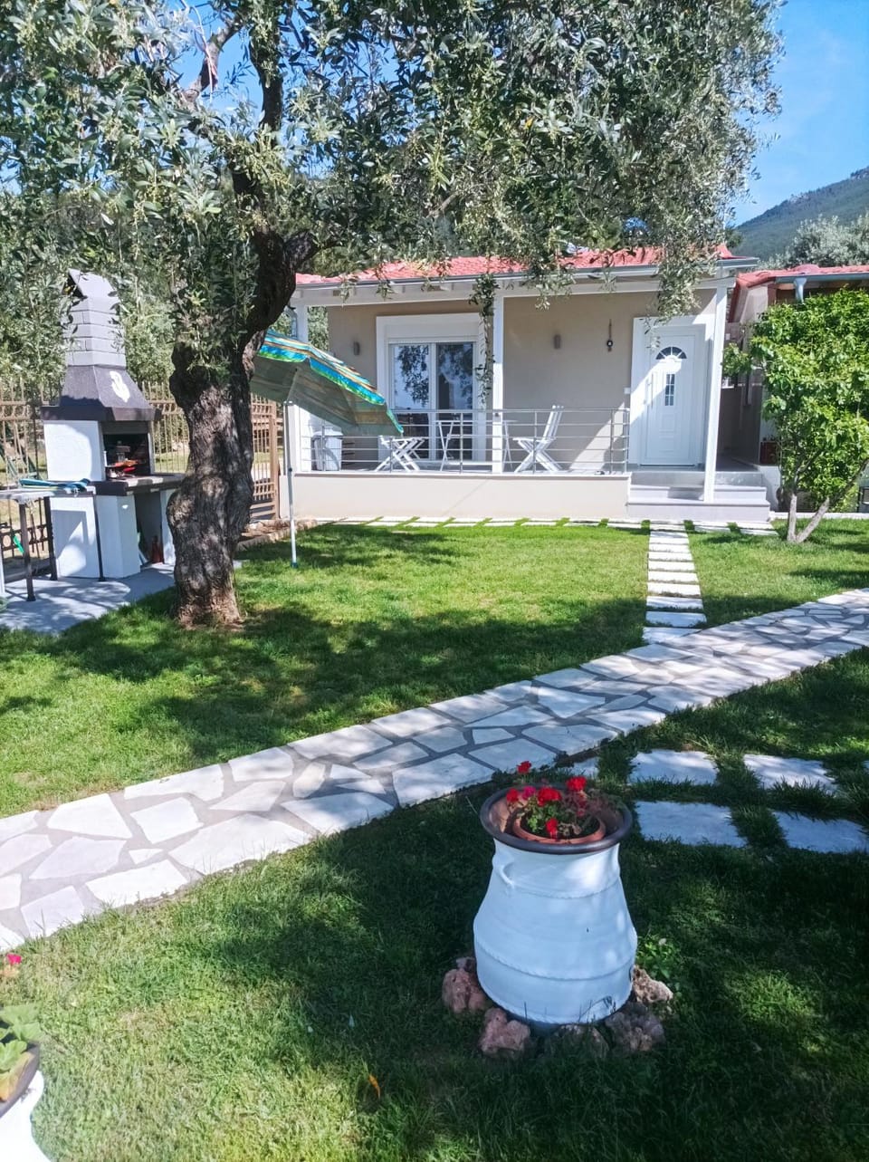 Villa Christos Family Bungalow Pachis Beach-Glyfoneri House in Thasos