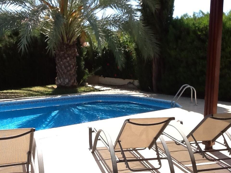 Patio, Garden, Swimming pool