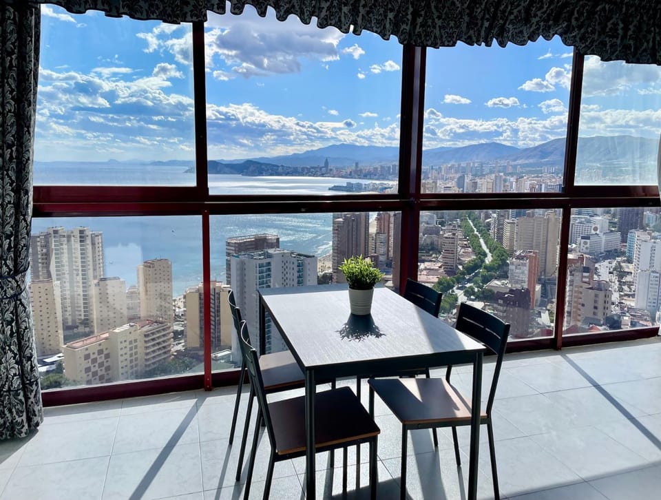 Living room, Dining area, Sea view
