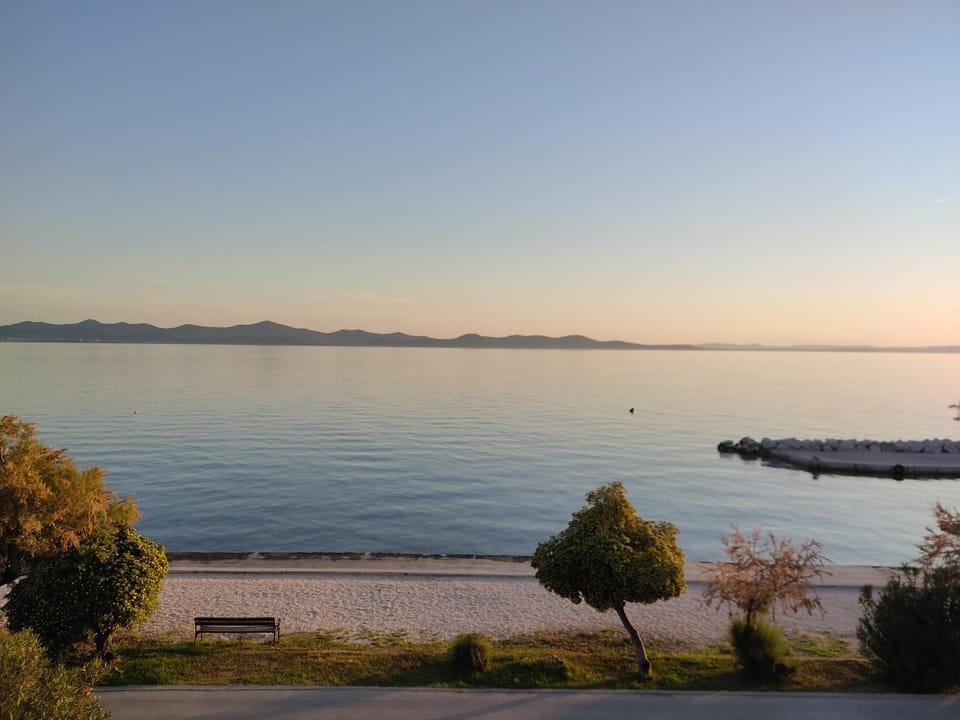 Natural landscape, Beach, Sea view, Sunset