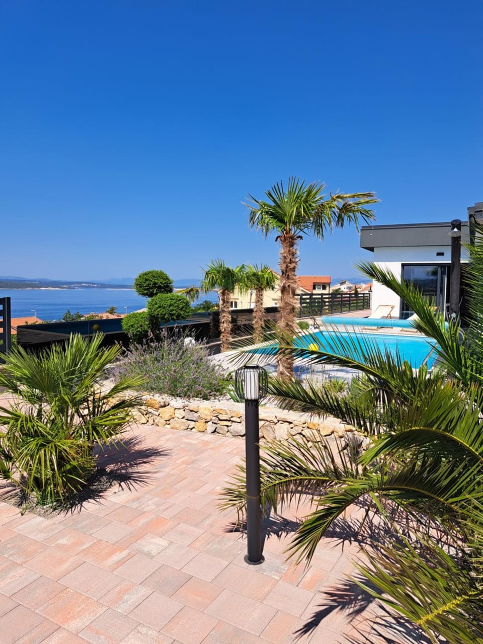 Natural landscape, Pool view, Sea view, Swimming pool, sunbed