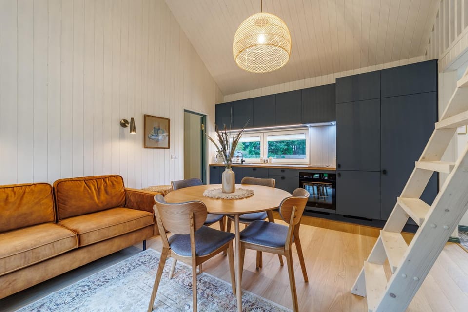 Living room, kitchen