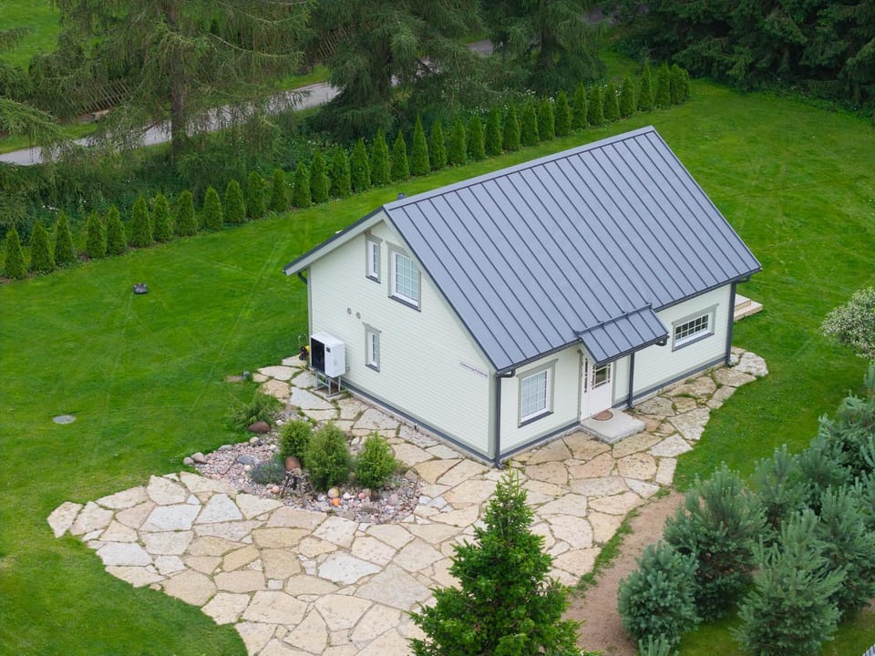 Property building, Garden view