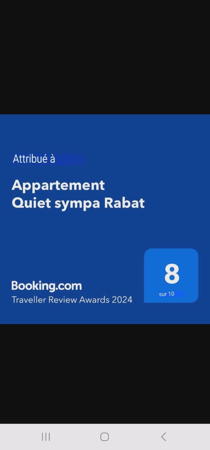 Appartement quiet sympa Rabat Apartment in Rabat