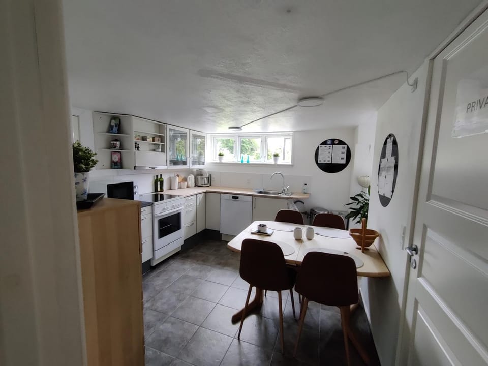 Kitchen or kitchenette, Dining area, dishwasher, oven, stove