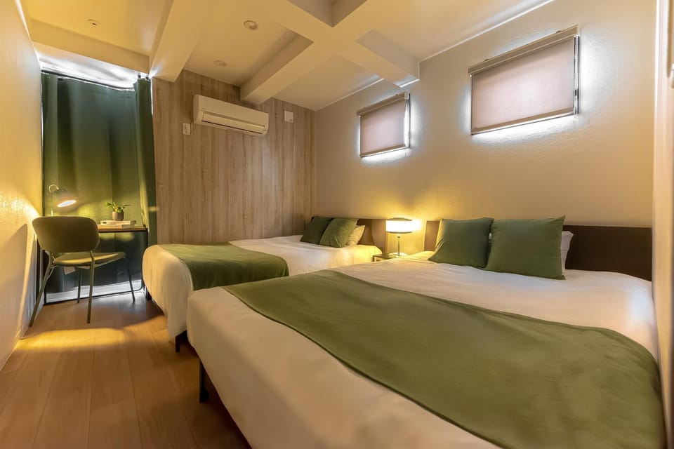 Bed, Bedroom, air conditioner