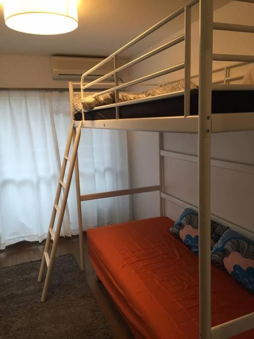 Bed, bunk bed