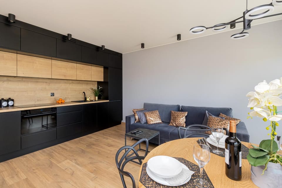 Kitchen or kitchenette, Living room
