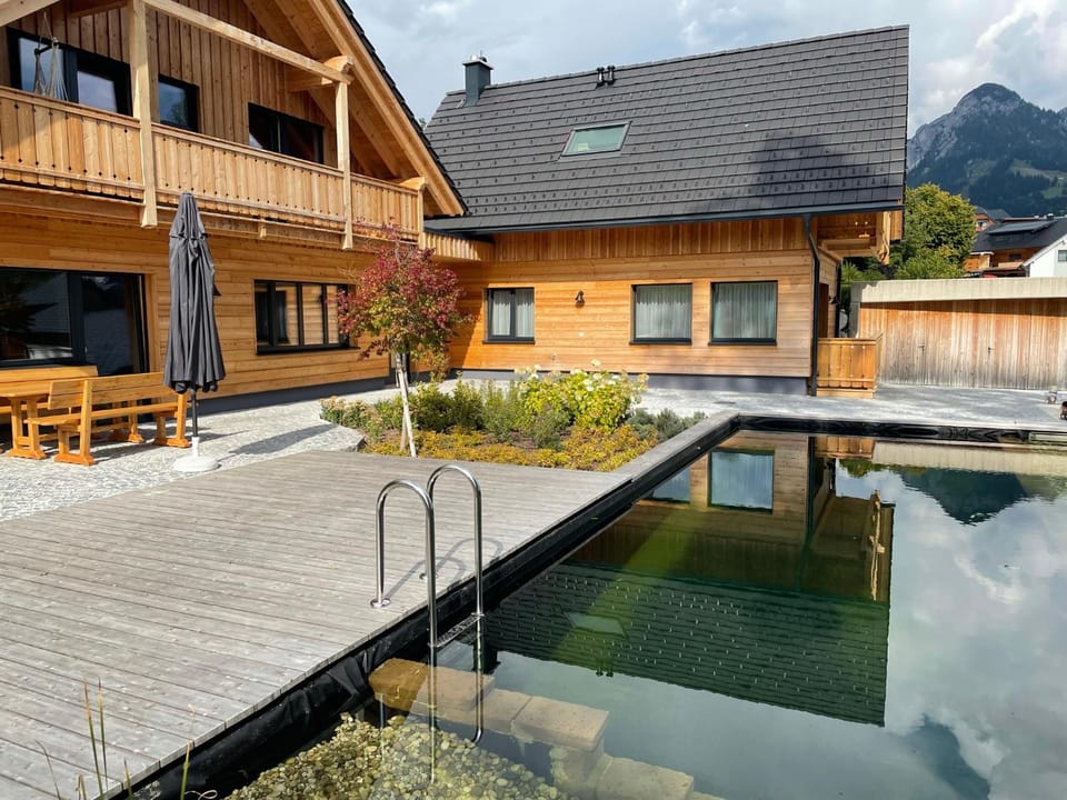 Property building, Pool view, Inner courtyard view