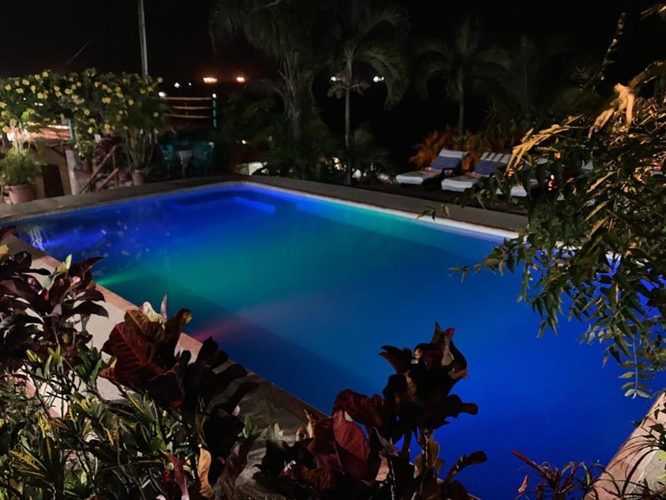 Night, Pool view