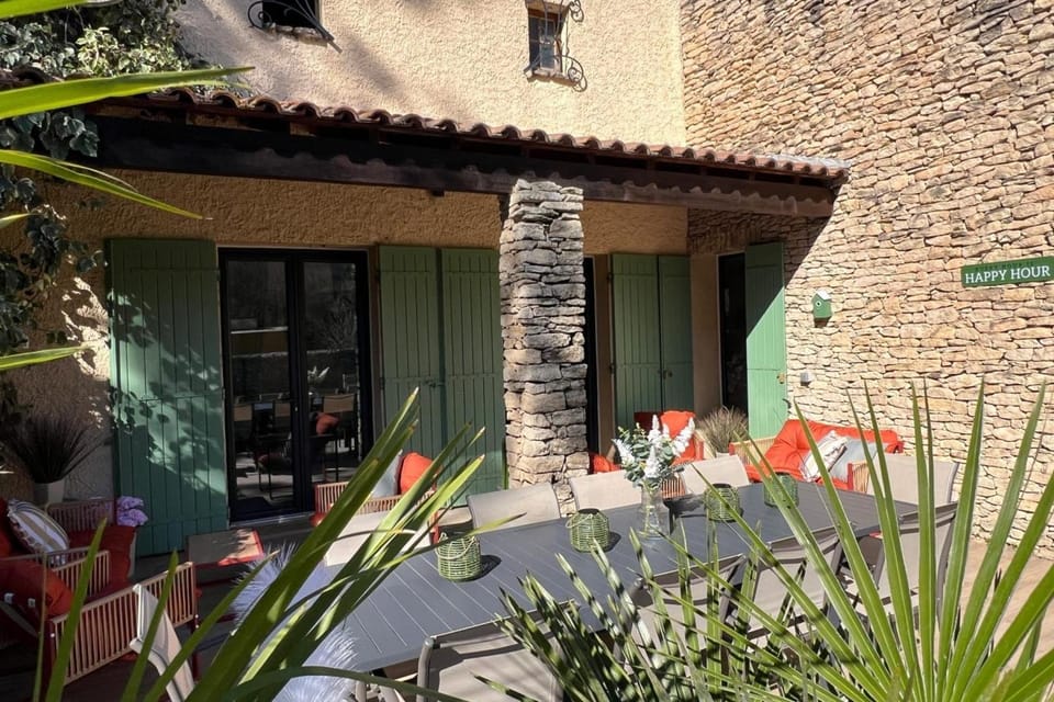 Maison idéale pour les familles avec piscine privée - Fontaine-de-Vaucluse House in Fontaine-de-Vaucluse