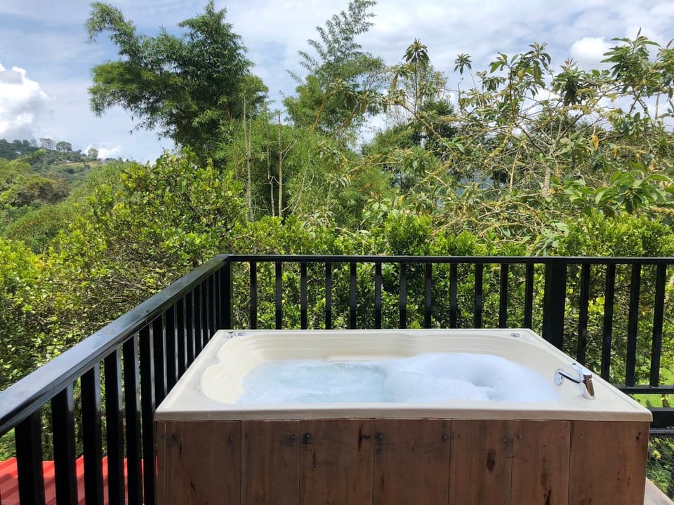 Hot Tub, View (from property/room), Balcony/Terrace