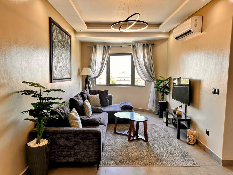 Appartement 2 ch Lumineux Moderne et Spacieux Central Apartment in Marrakesh