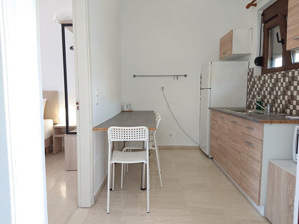 Kitchen or kitchenette, Dining area, oven