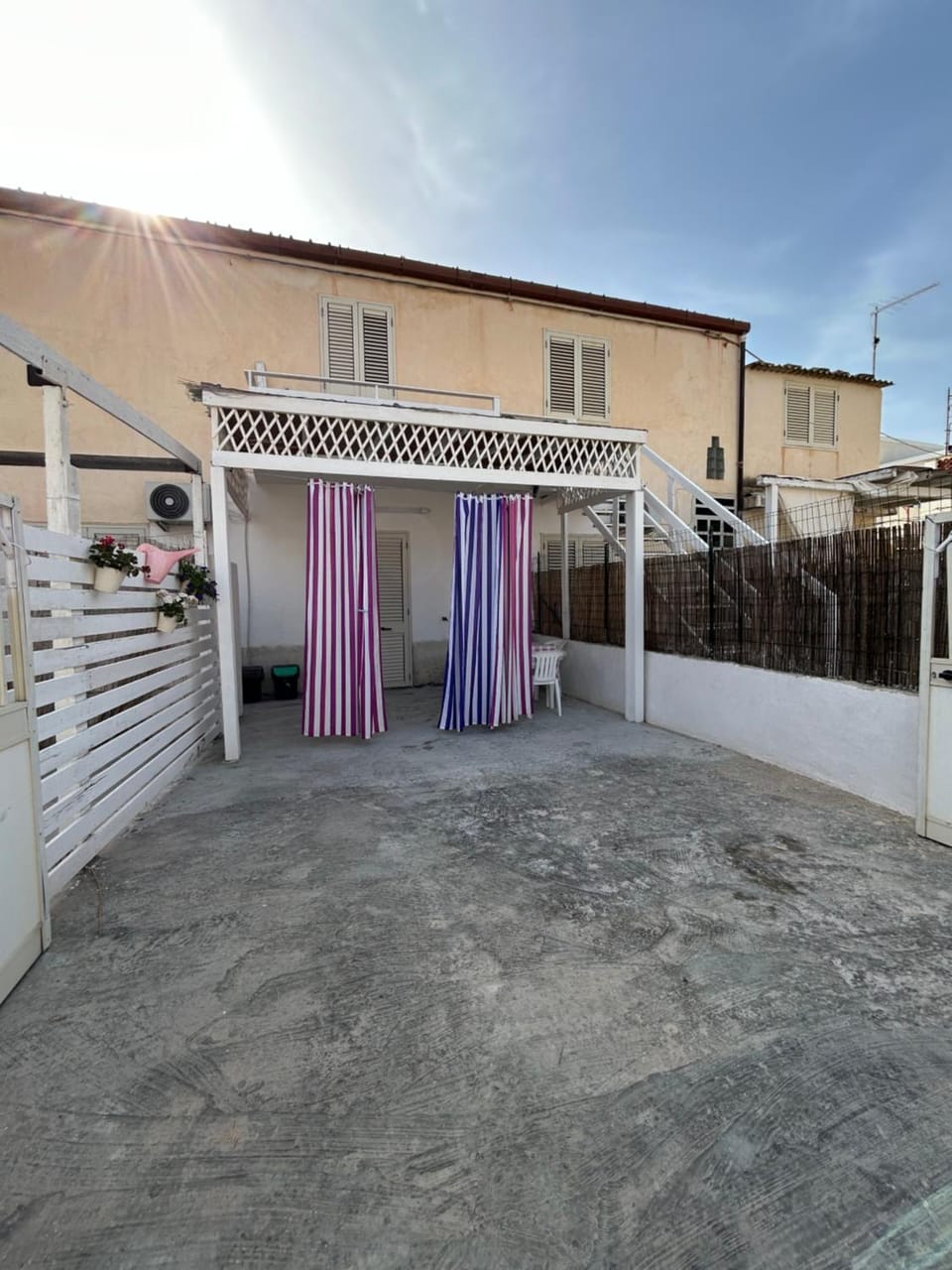 Property building, Patio
