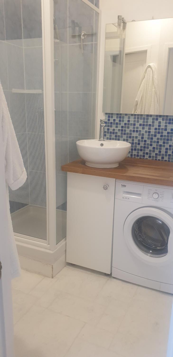 Shower, Bathroom, washing machine