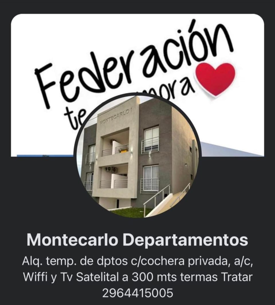 Edif Montecarlo I En PB, a mts de las Termas Apartment in Federación