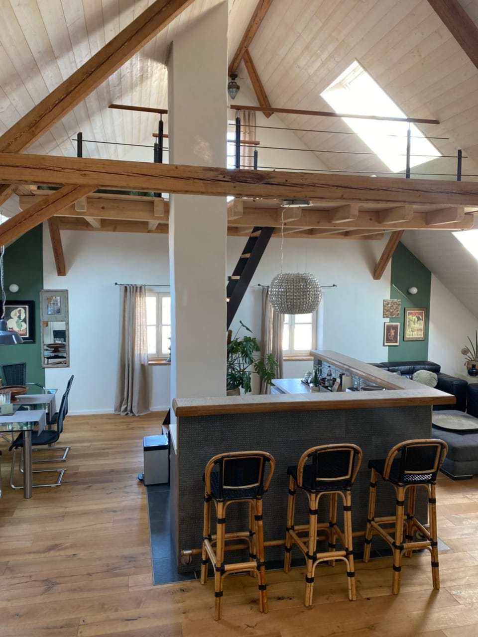 Living room, Dining area, kitchen