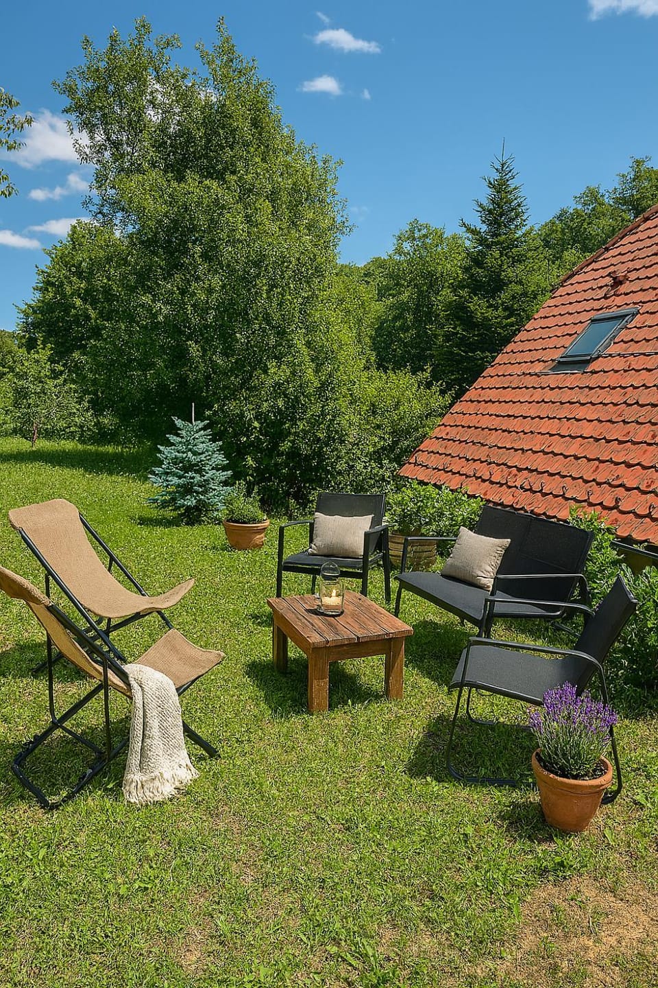 Property building, Garden
