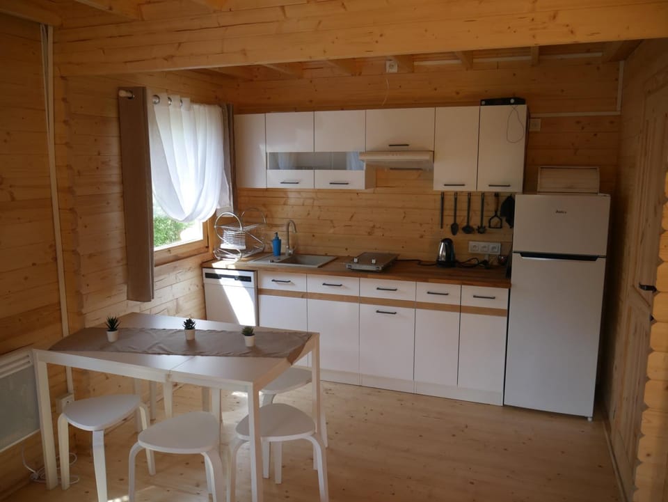 Domek letniskowy drewniany nad Jeziorem Strzeszowskim nowy Chalet in West Pomeranian Voivodeship, Poland