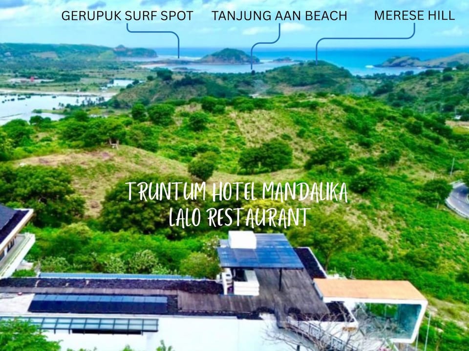 Property building, Natural landscape, Bird's eye view, View (from property/room), Lake view, Landmark view, Landmark view, Mountain view, Pool view, Sea view, Swimming pool, Quiet street view